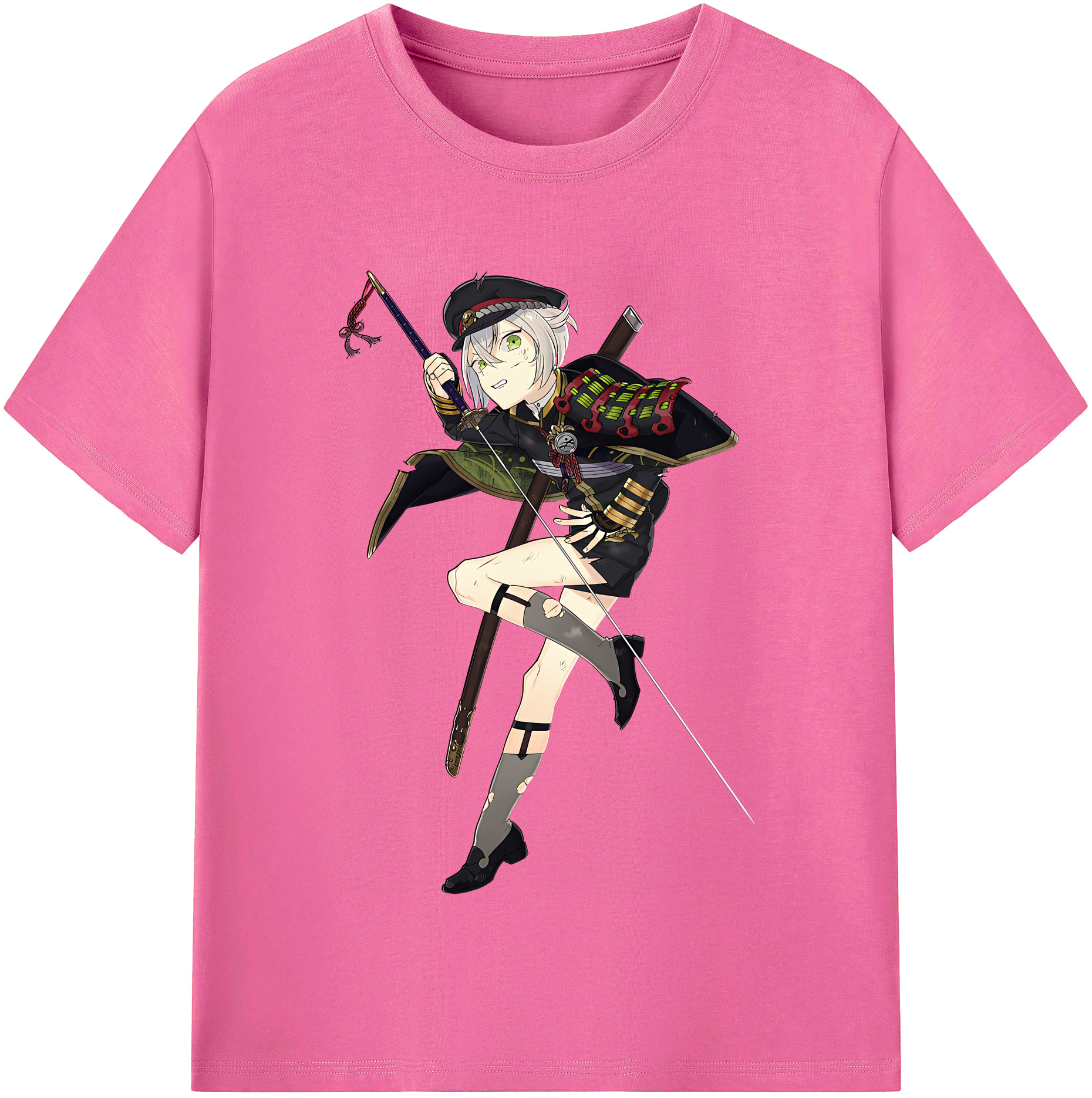 （画像用） 刀剣乱舞 Touken Ranbu レディースカジュアルプリントTシャツ（綿100％）